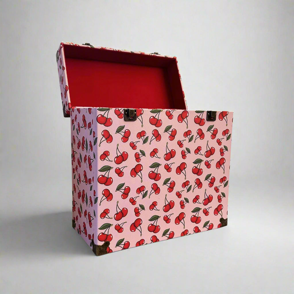 Cherry Vinyl Record Box