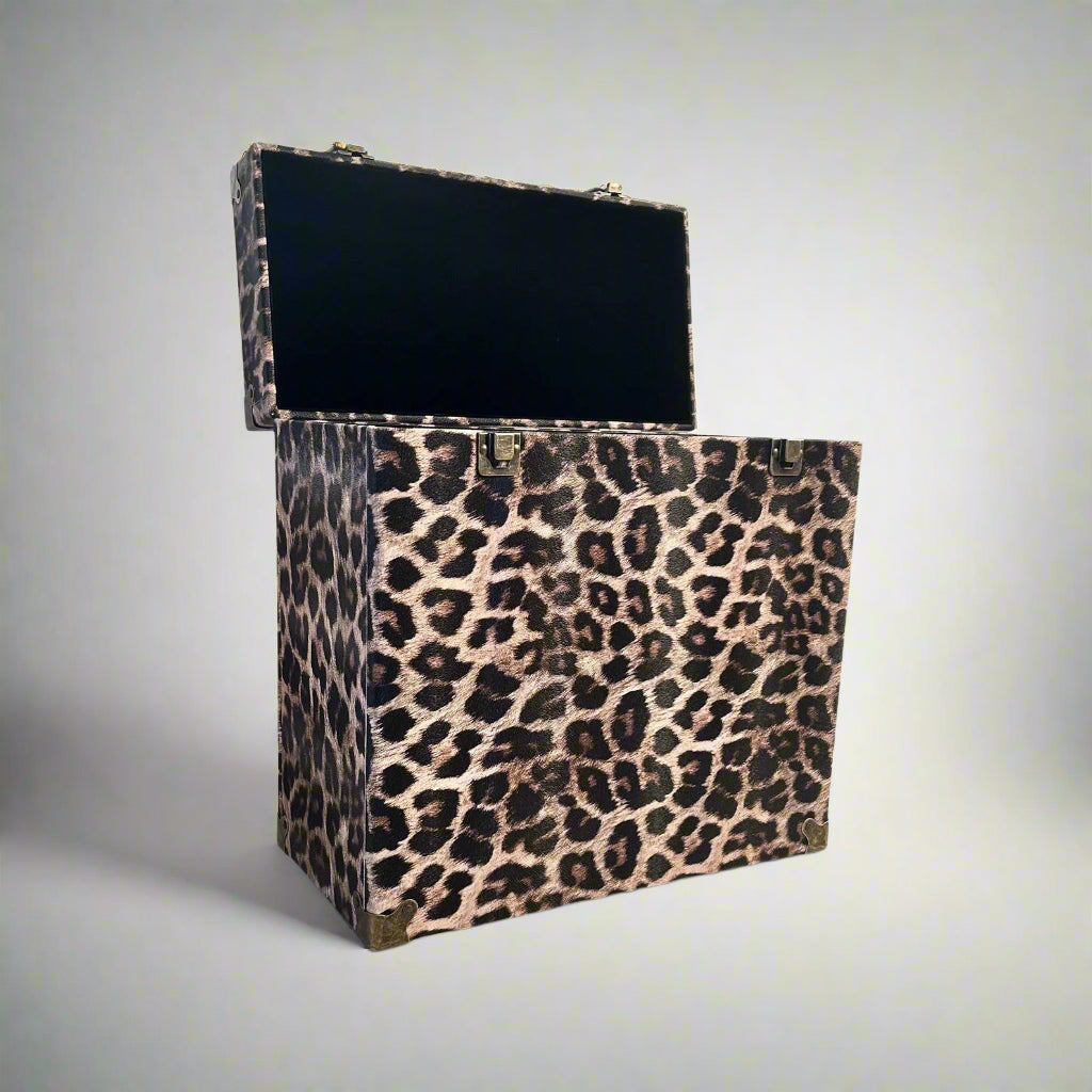 Cheetah Vinyl Record Box