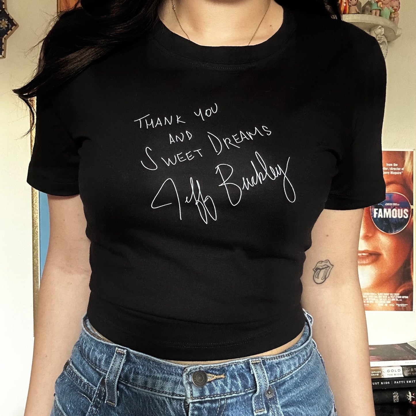 Jeff Buckley Autograph Baby tee