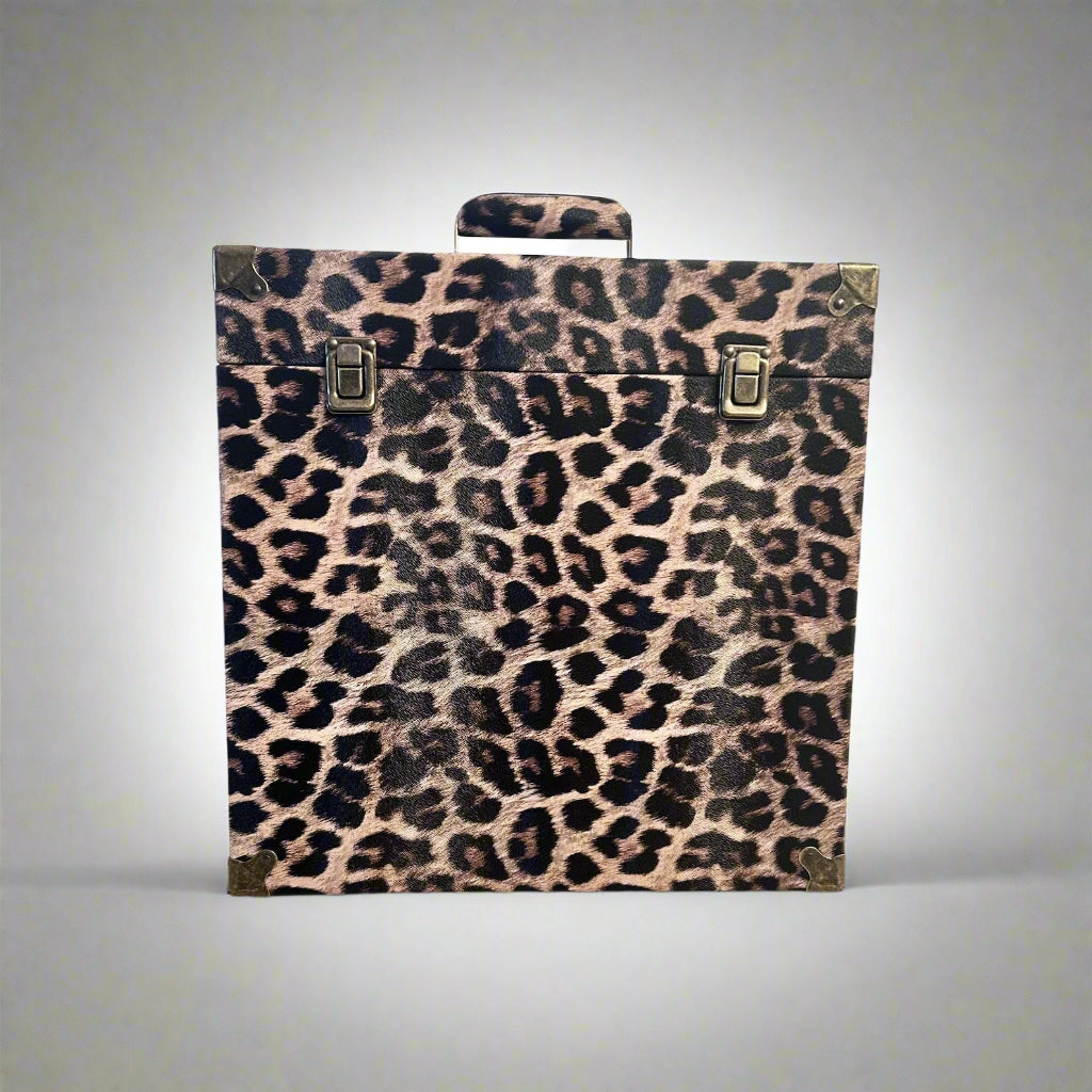 Cheetah Vinyl Record Box