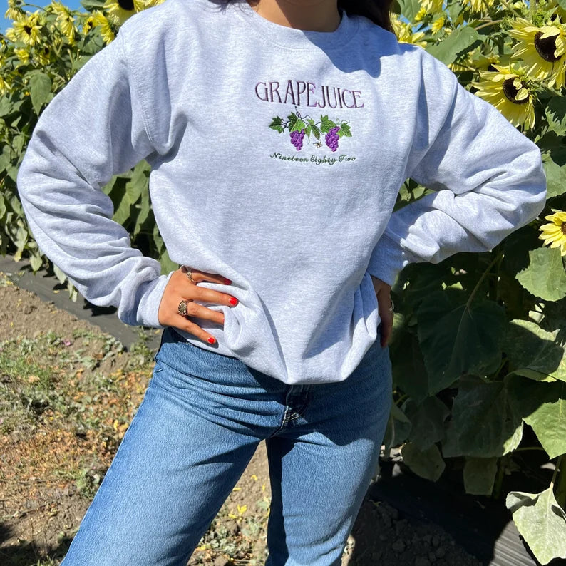 Grapejuice Crewneck Sweater