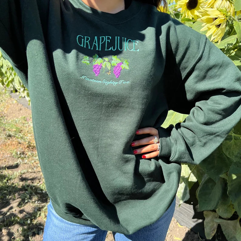 Grapejuice Crewneck Sweater