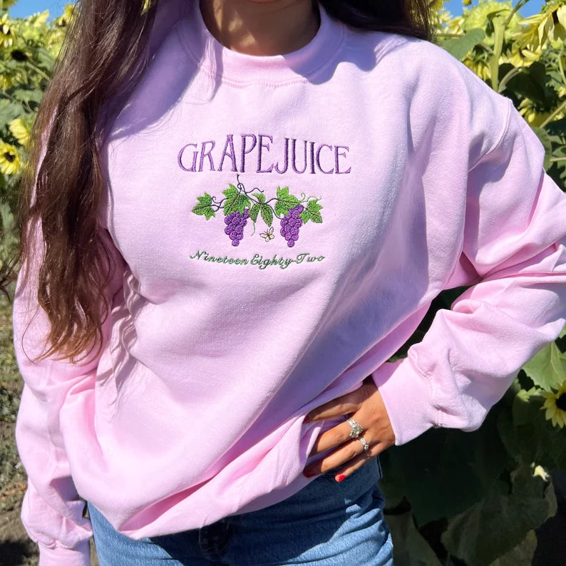 Grapejuice Crewneck Sweater