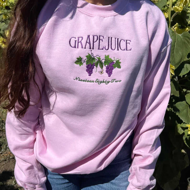 Grapejuice Crewneck Sweater