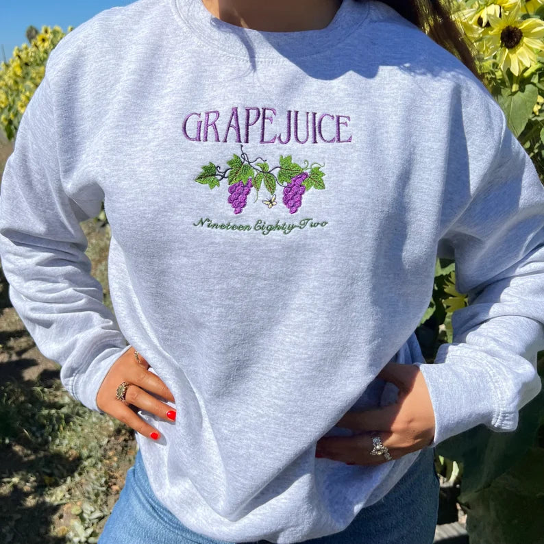 Grapejuice Crewneck Sweater